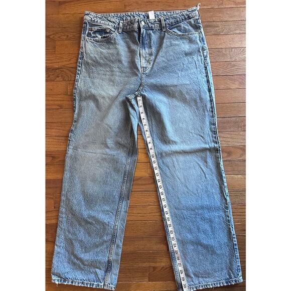 &Denim Ultra High Waist Wide NWOT Size 16 - Picture 7 of 11